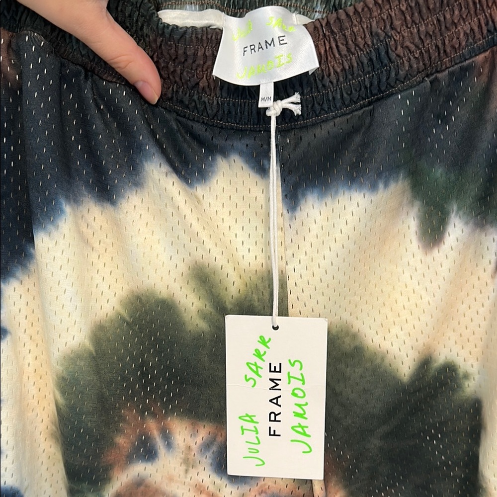 Frame x Julia Sarr-Jamois Tie Dye Basketball Shorts - Picture 7 of 7